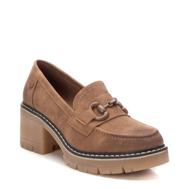 リフレッシュ レディース シューズ サンダル 踵 Refresh Women\u0027s Heeled Moccasins 171417 Camel 駱駝