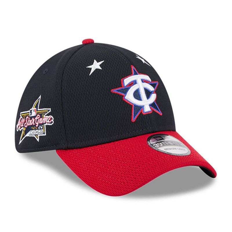 ニューエラ メンズ アクセサリー 帽子 Men's New Era Navy/Red Minnesota Twins 2025 MLB All-Star Game Workout 39THIRTY Flex Hatwnavy ネイビー