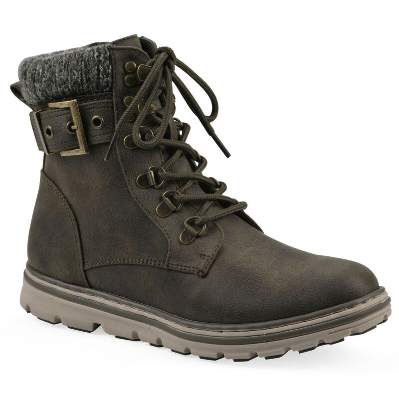 クリフバイホワイトマウンテン レディース シューズ ブーツ・レインブーツ レース Cliffs By White Mountain Kimmie Women Lace-Up City Hiker Boots Olive Fabric オリーブ