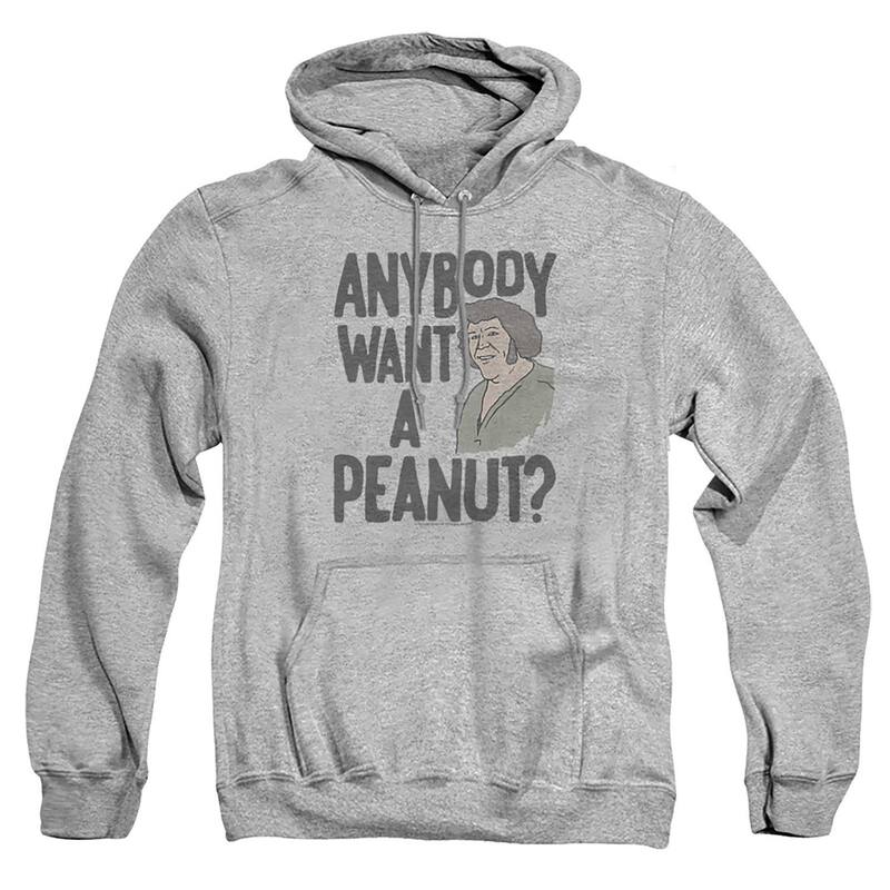アニメキャラクター メンズ トップス Tシャツ トール パーカー グラフィック Licensed Character Big & Tall Anybody Want A Peanut Graphic Pullover Hoodie Heather Gray グレー