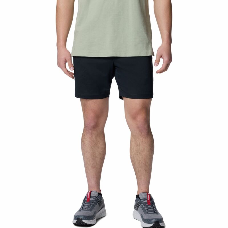 コロンビア メンズ ボトムス 二分の一ズボン下・さる股引き 遊撃手ズボン下 Men\u0027s Columbia Sage Peak Chino Shorts Black 黒いこと メンズファッション-ズボン・パンツ