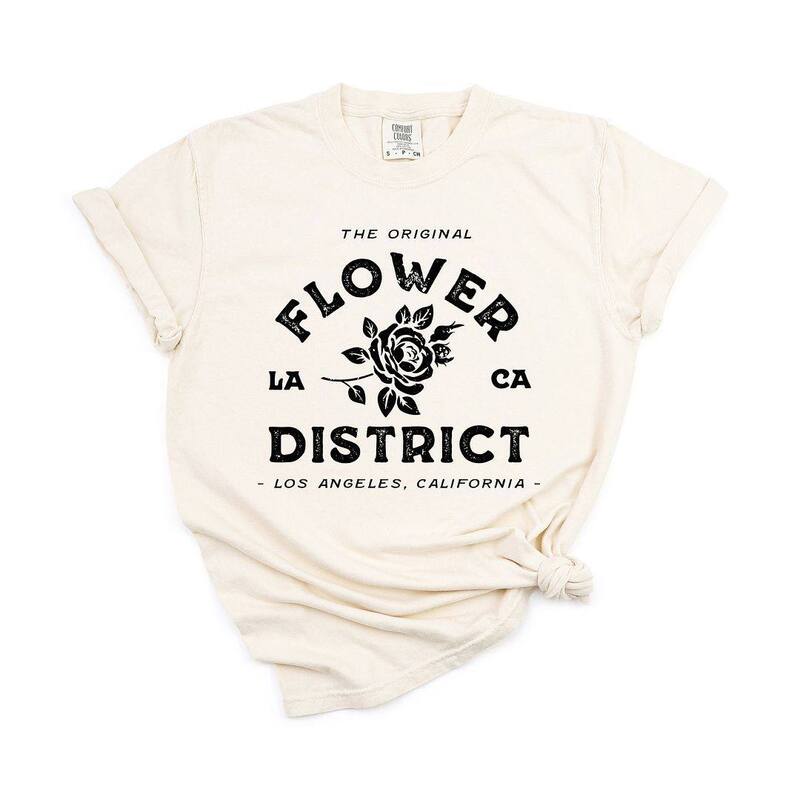 Simply Sage Market レディース トップス ティーシャツ Simply Sage Market Flower District Garment Dyed Tees Ivory 象牙色 Tシャツ・カットソー-レディースファッション