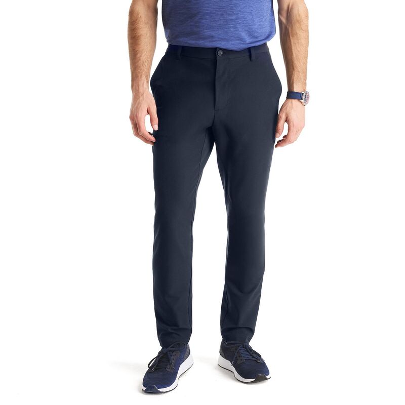 ナウティカ メンズ ボトムス カジュアルパンツ スリムフィット Men's Nautica Slim Fit Flat-Front Performance Pants Navy Seas ネイビー 11,085円
