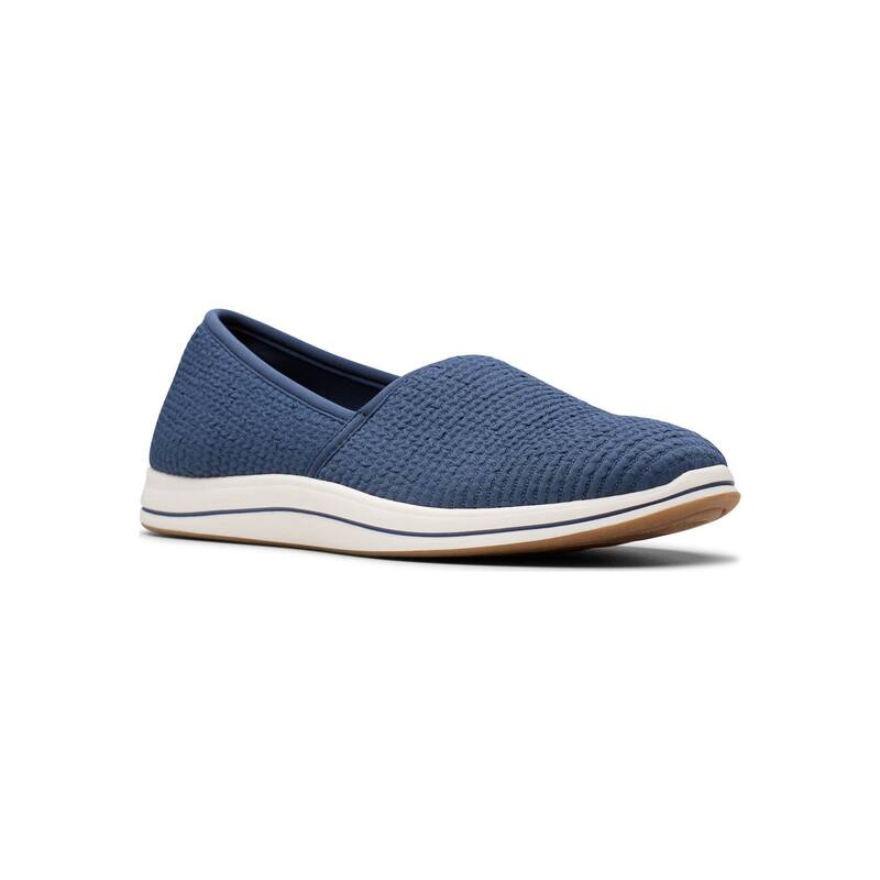 クラークス レディース シューズ サンダル Clarks Cloudsteppers Breeze Stretch Women'slip-On Shoes Navy ネイビー｜ReVida 店