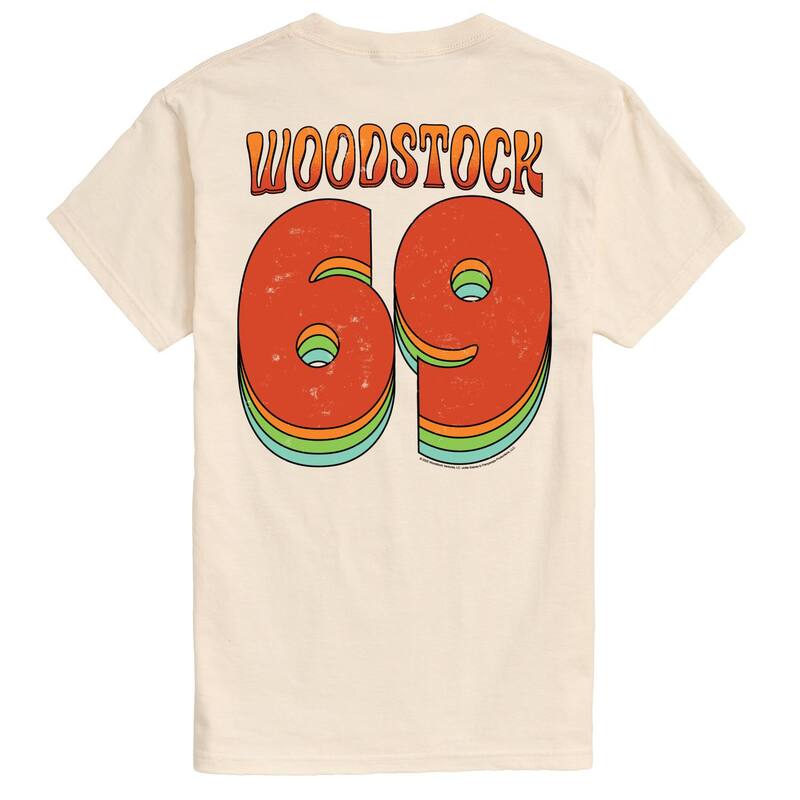 アニメキャラクター メンズ トップス Tシャツ トール グラフィック Licensed Character Big & Tall Woodstock 69 Graphic Tee Cream クリーム