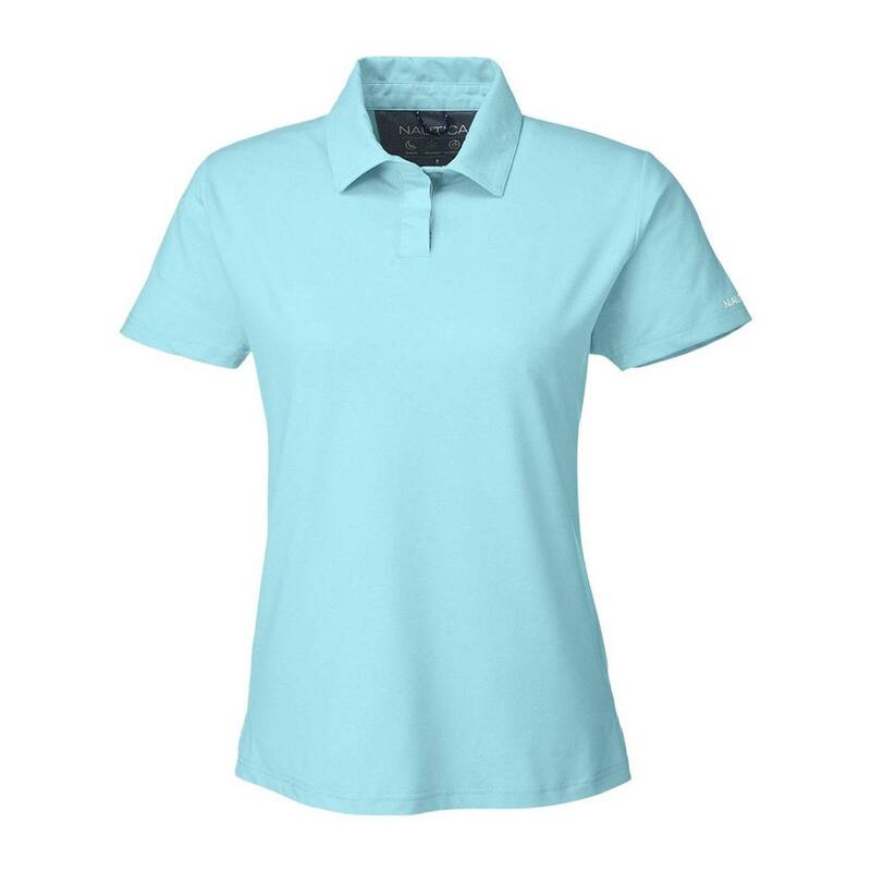 ナウティカ レディース トップス Tシャツ ポロシャツ Nautica Women'saltwater Polo Sea Mist｜ReVida 店