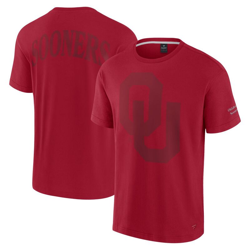 ファナティクス メンズ トップス Tシャツ Men's Fanatics Crimson Oklahoma Sooners Iconic T-Shirt Okl Red レッド|ReVida 店