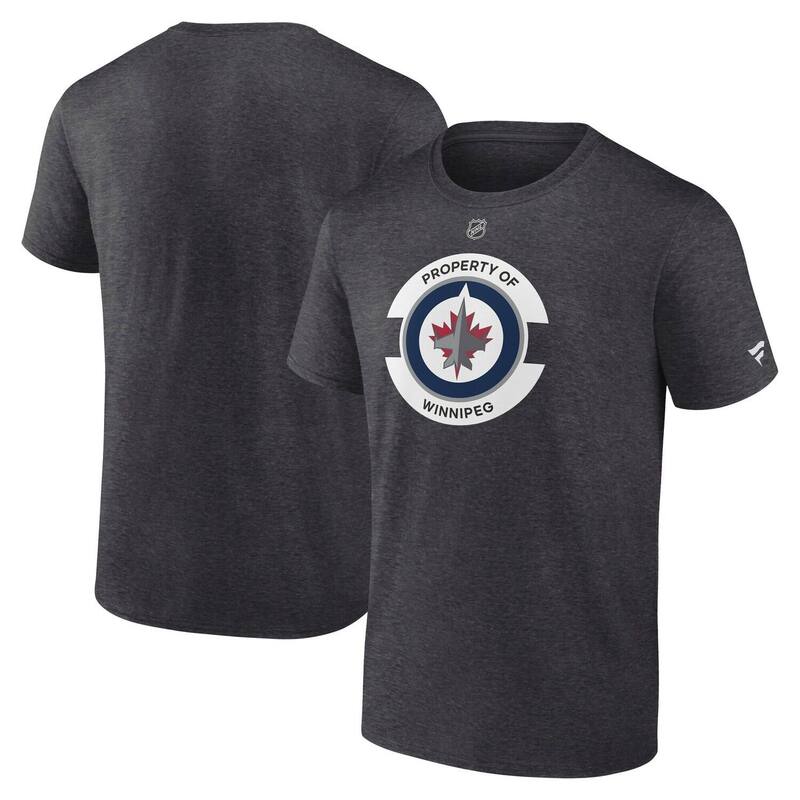 ファナティクス メンズ トップス Tシャツ Men Fanatics Heather Charcoal Winnipeg Jets Authentic Pro Core Secondary T-Shirt Jts Charco チャコール