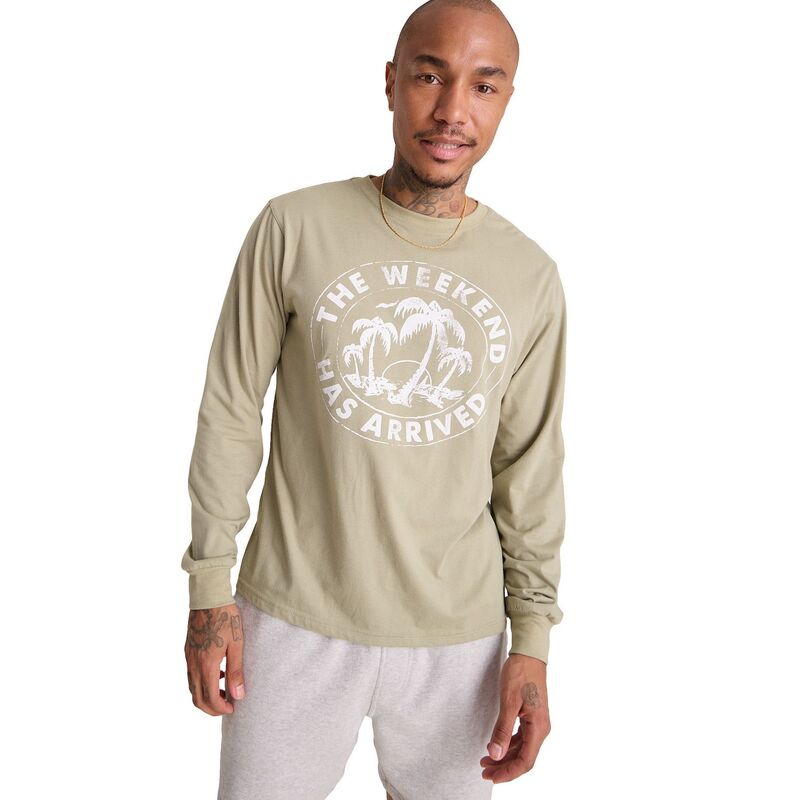 チャビーズ メンズ トップス Tシャツ Men's Chubbies Long Sleeve T-Shirt Green グリーン