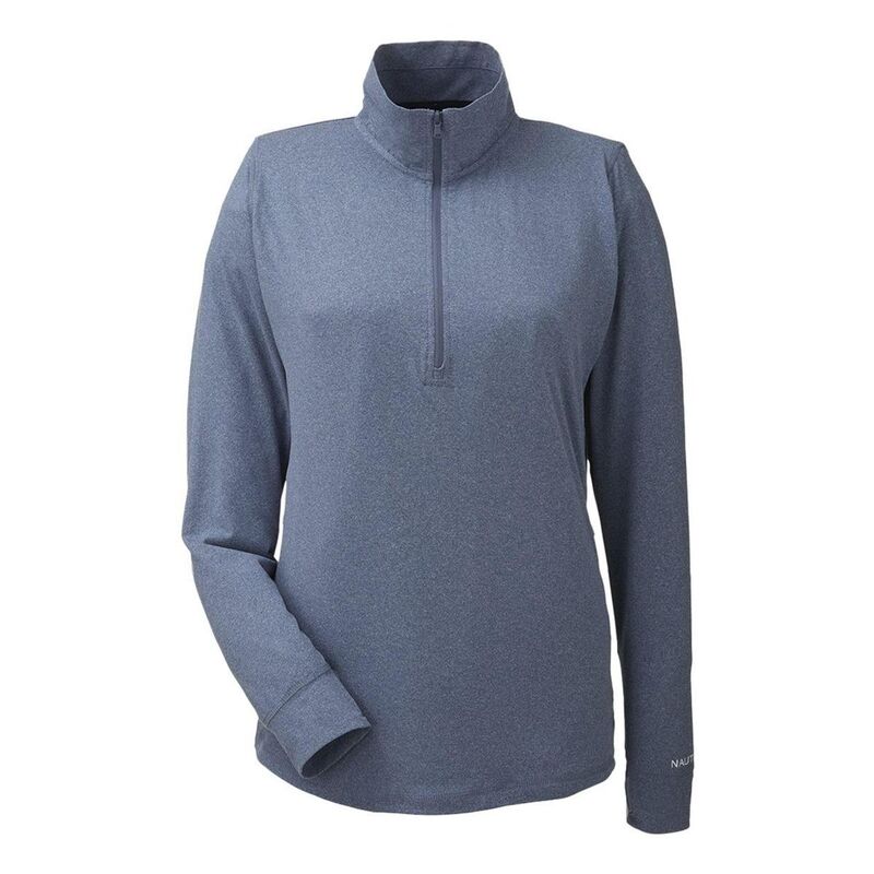 ナウティカ レディース トップス Tシャツ Nautica Women'saltwater Quarter-Zipullover Faded Navy ネイビー