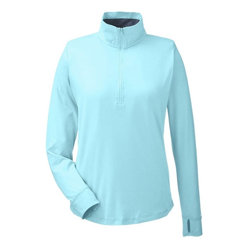 ナウティカ レディース トップス Tシャツ Nautica Women'saltwater Quarter-Zipullover Sea Mist