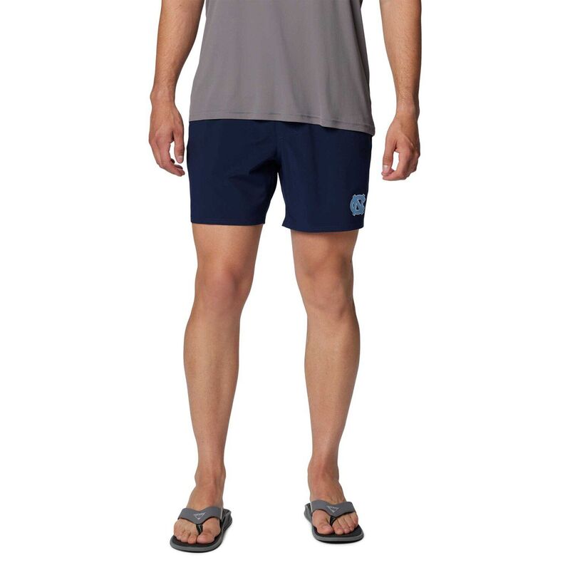 コロンビア メンズ ボトムス ハーフパンツ・ショーツ ショートパンツ ヒール Men's Columbia Navy North Carolina Tar Heels PFG Terminal Roamer Omni-Shade Stretch Shorts Unc Navy ネイビー