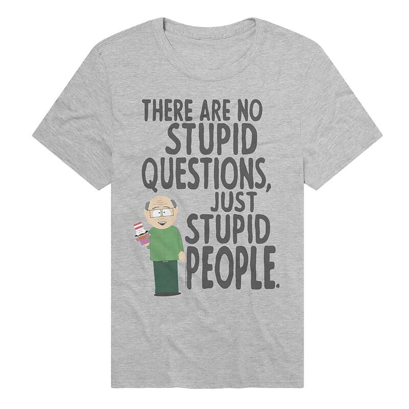 アニメキャラクター メンズ トップス Tシャツ グラフィック Licensed Character Men'south Park Mr. Garrison Graphic Tee Athletic Heather ヘザー
