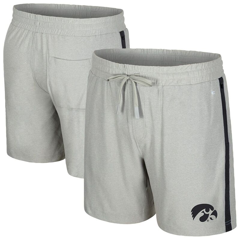 コロシアム メンズ ボトムス ハーフパンツ・ショーツ ショートパンツ Men's Colosseum Gray Iowa Hawkeyes Mac Shorts Iwa Grey グレー