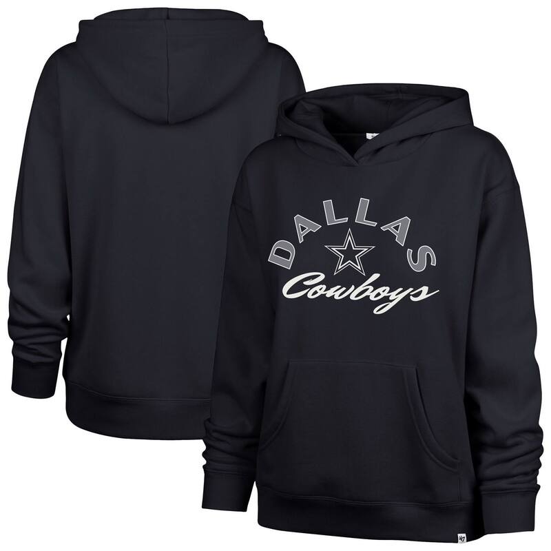 フォーティセブンブランド レディース トップス プルオーバー パーカー 47 Brand Women\u0027s \u002747 Navy Dallas Cowboys Whirlwind Naomi Pullover Hoodie Cow Navy 米国海軍