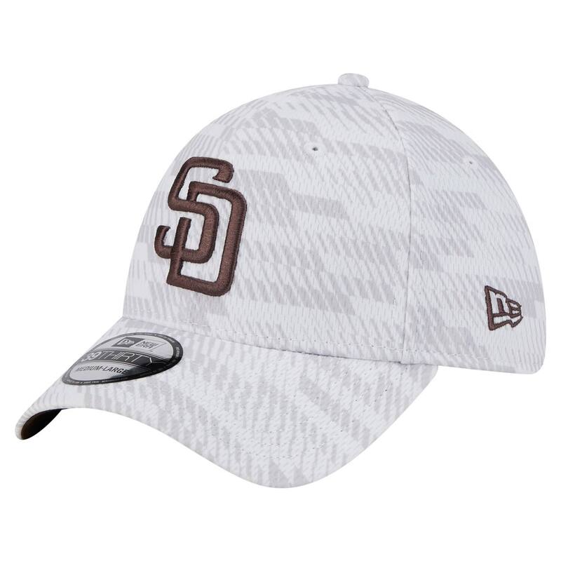 ニューエラ メンズ アクセサリー 帽子 Men'sNew Era White San Diego Padres Graded 39THIRTY Flex Hat Pad White ホワイト