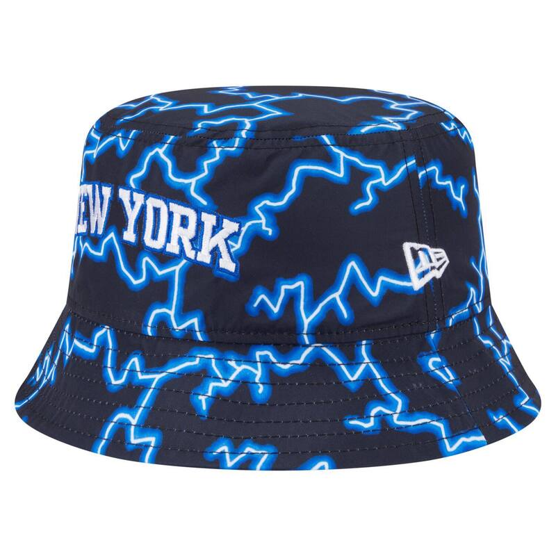 ニューエラ メンズ アクセサリー 帽子 Men's New Era Black/Light Blue New Yorknicksummer Sun and Storm Reversible Bucket Hat Kni Black ブラック