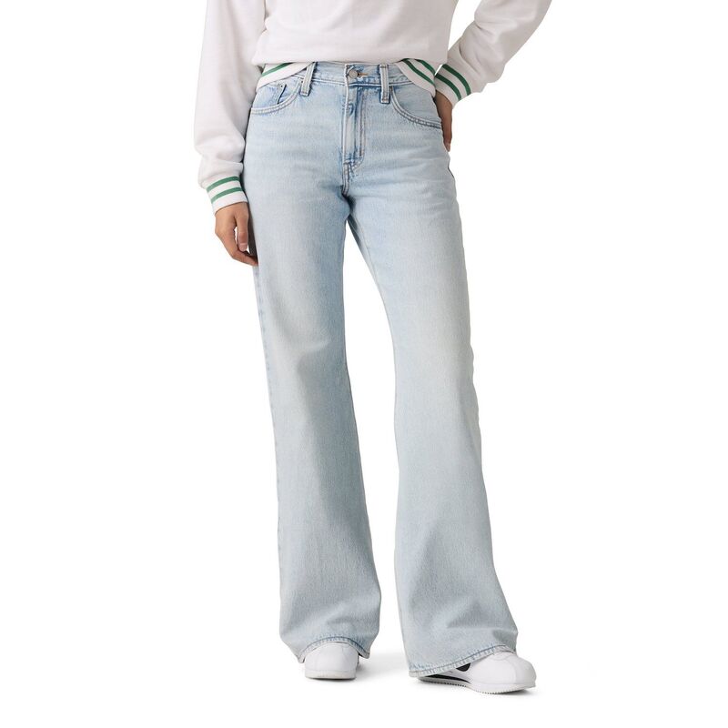 リーバイス レディース ボトムス デニムパンツ ブーツ ジーンズ Women's Levi's Middy Loose Boot Jeans Abraided Art|ReVida 店