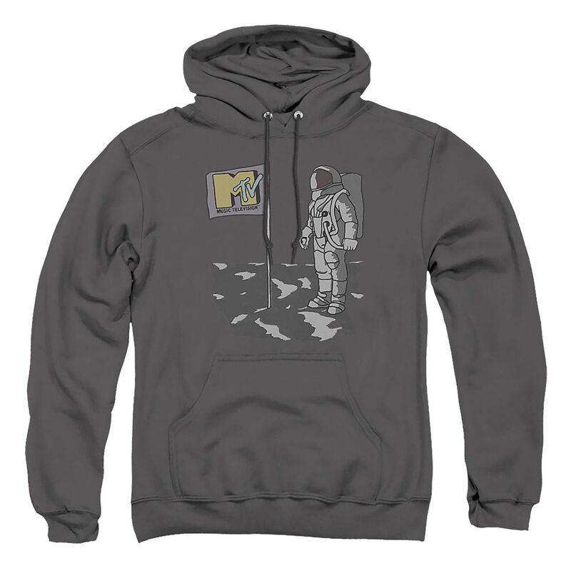 アニメキャラクター メンズ トップス Tシャツ トール パーカー グラフィック Licensed Character Big & Tall Mtv Illustrated Moon Man Graphic Pullover Hoodie Charcoal チャコール｜ReVida 店