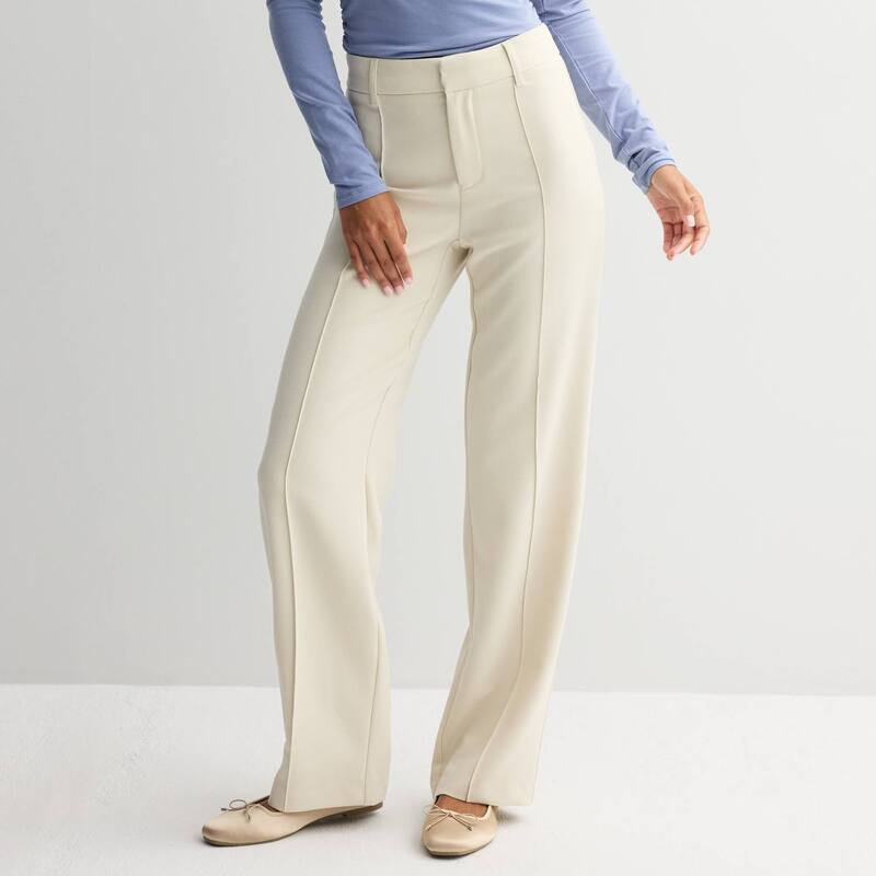 エスオー レディース ボトムス カジュアルパンツ ストレート Juniors' SO Straight Leg Trousers Bone|ReVida 店