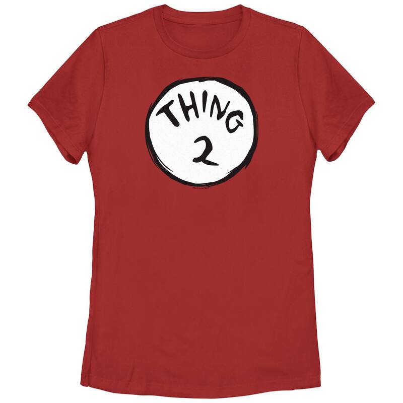 アニメキャラクター レディース トップス Tシャツ グラフィック Licensed Character Juniors' Dr. Seuss Thing 2 Graphic Tee Red レッド 6,190円