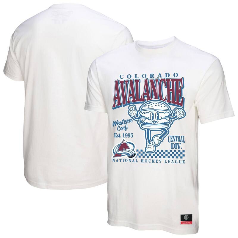 ミッチェル\u0026ネス メンズ トップス Tシャツ Men Mitchell \u0026 Ness White Colorado Avalanche Local Food T-Shirt Ava White ホワイト