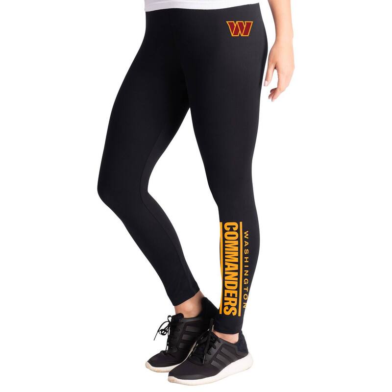 ジースリー フォーハー バイ カール バンクス レディース ボトムス カジュアルパンツ レギンス Women's G-III 4Her by Carl Banks Black Washington Commanders Pregame Leggings Wft Black ブラック