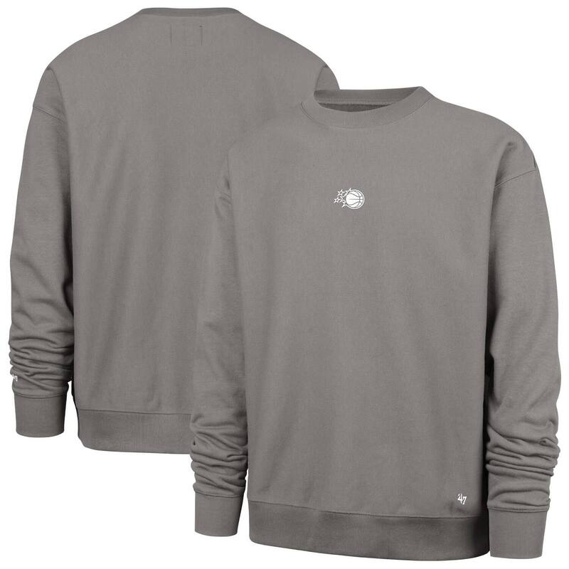 フォーティセブンブランド メンズ トップス Tシャツ クルーネック スウェット 47 Brand Men's '47 Gray Orlando Magic Offside Foundation Crew Neck Sweatshirt Magrey グレー｜ReVida 店