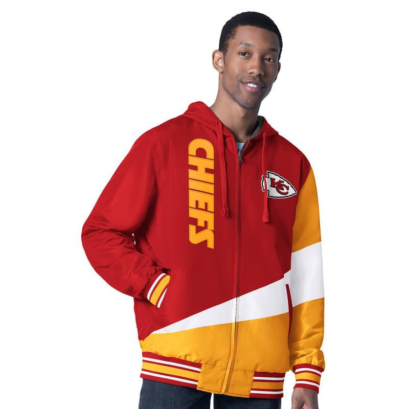 長い巻き毛 バンクス メンズ アウター 上衣・上衣 フーデッドジャケット Men\u0027s G-III Sports by Carl Banks Red/Charcoal Kansas City Chiefs Dual Threat Reversable Full-Zip Hooded Jacket Chf Red 赤いこと