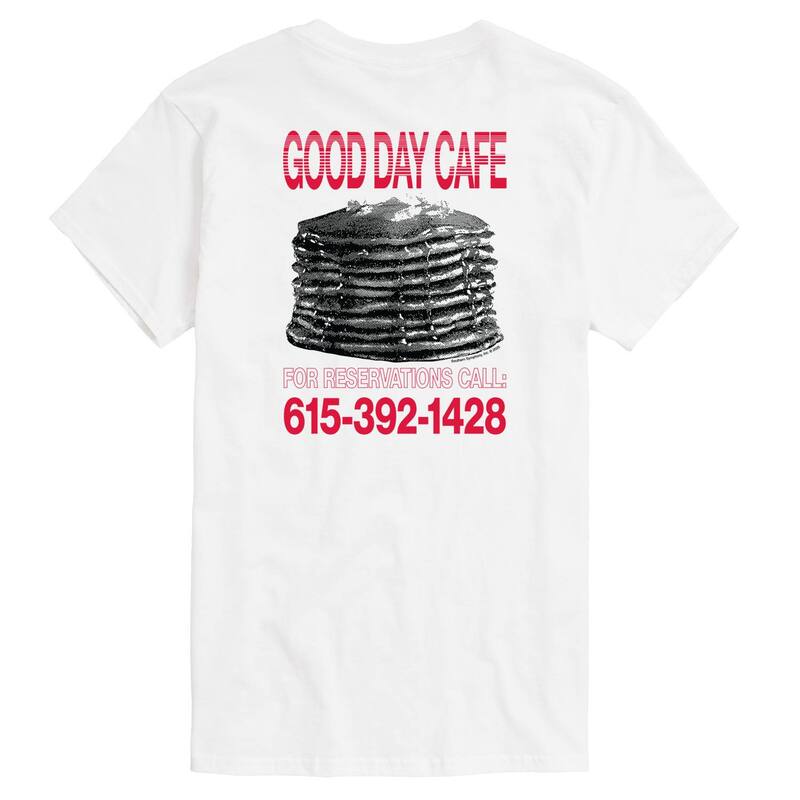 アニメキャラクター メンズ トップス Tシャツ トール グラフィック Licensed Character Big & Tall Russell Dickerson Gooday Cafe Graphic Tee White ホワイト