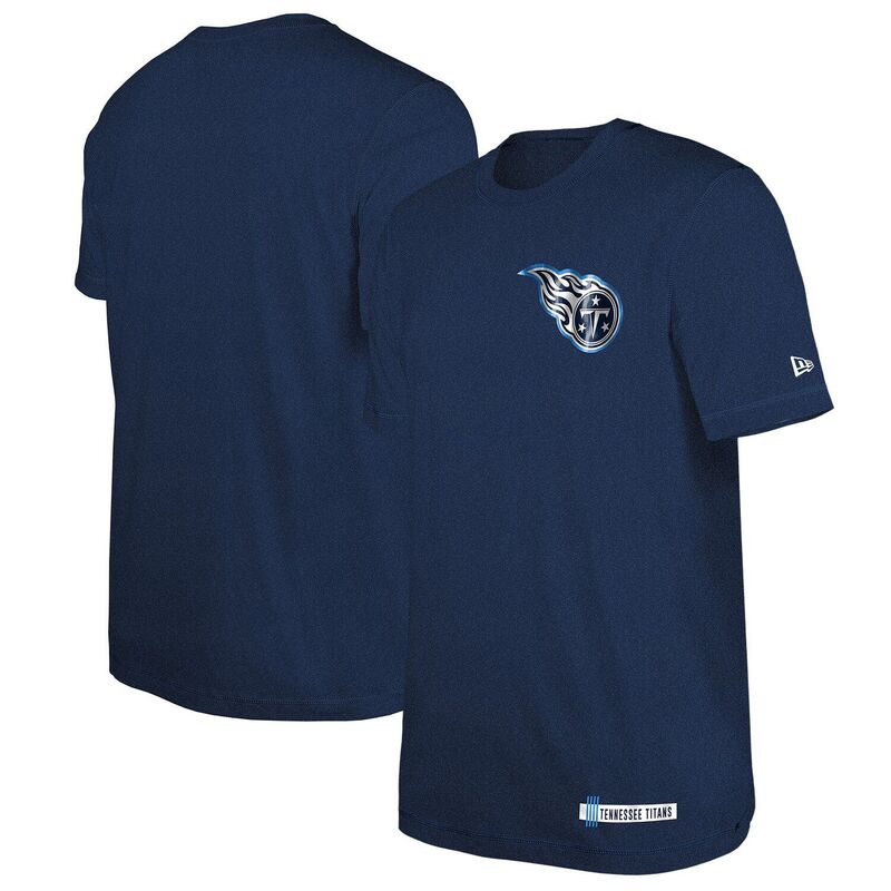 ニューエラ メンズ トップス Tシャツ Men New Era Heather Navy Tennessee Titans 2024 NFL Training Camp T-Shirttnavy ネイビー