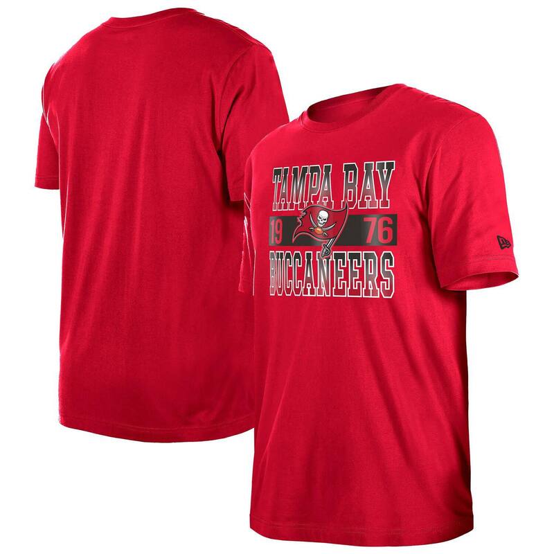 ニューエラ メンズ トップス Tシャツ Men's New Era Red Tampa Bay Buccaneers City Team T-Shirt Buc Red レッド