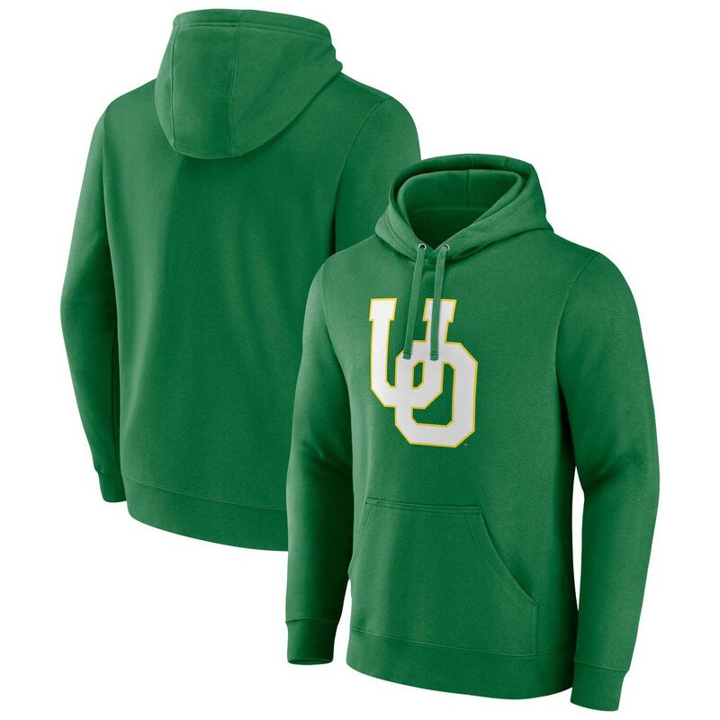 ファナティクス メンズ トップス Tシャツ フリース パーカー Men's Fanatics Green Oregon Ducks Applique Fleece Pullover Hoodie Uoo Green グリーン｜ReVida 店