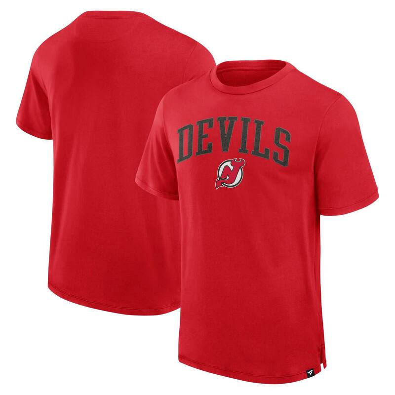 ファナティクス メンズ トップス ティーシャツ ティーシャツ Men\u0027s Fanatics Red New Jersey Devils Elevated Pima T-Shirt Nhl Red 赤いこと トップス-Tシャツ・カットソー