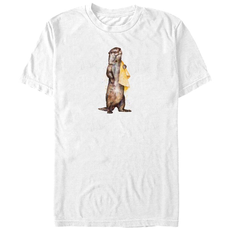 アニメ人となり メンズ トップス ティーシャツ トール グラフィック Licensed Character Big \u0026 Tall Otter Chillingraphic Tee White 白いこと Tシャツ・カットソー-トップス