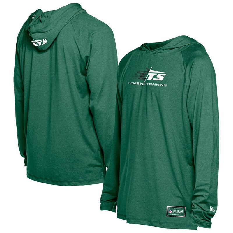 ニュー内鰓 メンズ トップス プルオーバー パーカー Men\u0027s New Era Greenew York Jets Functional Fandom Hoodie Jet Green 緑であること