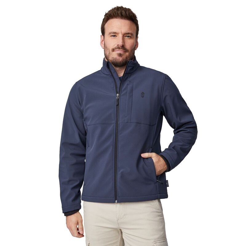フリー カントリー メンズ アウター ジャケット・ブルゾン Free Country Men's Lanier Super Softshell Jacket Storm｜ReVida 店