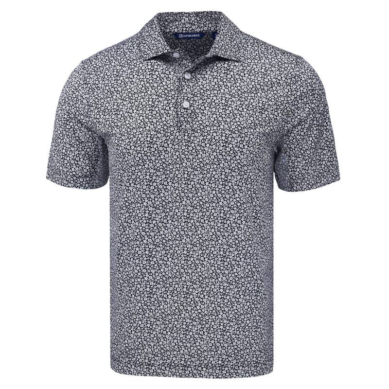 カッターアンドバック メンズ トップス Tシャツ ポロシャツ プリントール Cutter & Buck Pike Flora Print Recycled Mens Big & Tall Polo Black ブラック 18,855円