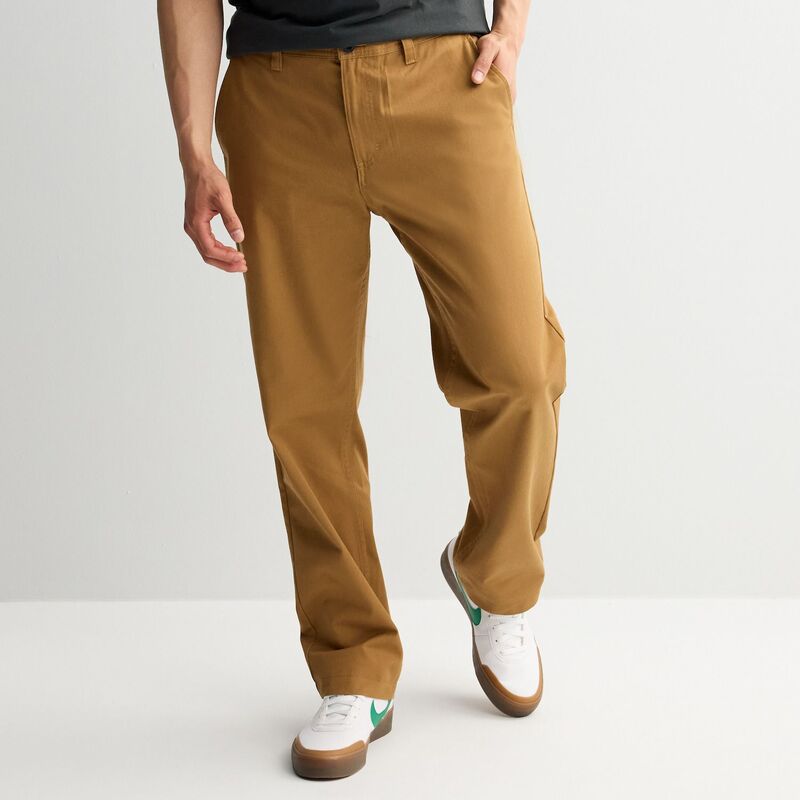 ルーカ メンズ ボトムス 心地好いズボン下 Men\u0027s RVCA Pants Brown 赤銅色 メンズファッション-ズボン・パンツ