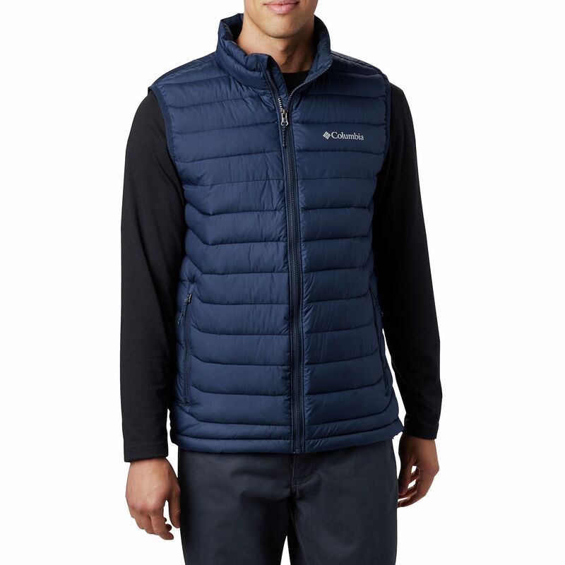 コロンビア メンズ アウター ジャケット・ブルゾン ベスト Men's Columbia Powder Lite II Puffer Vest Collegiate Navy ネイビー