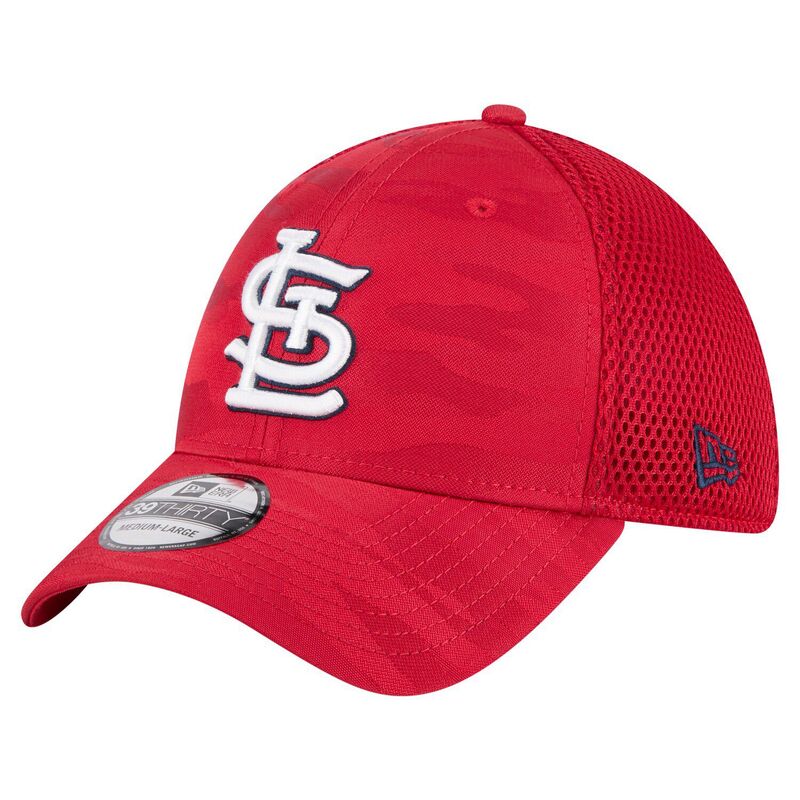 ニューエラ メンズ アクセサリー 帽子 Men's New Era Red St. Louis Cardinalsubtle Camo 39THIRTY Flex Hat Crd Red レッド