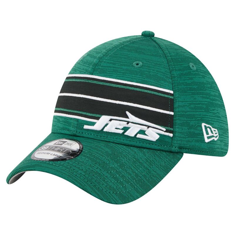 ニューエラ メンズ アクセサリー 帽子 Men's New Era Greenew York Jetstripes 39THIRTY Flex Hat Jet Green グリーン