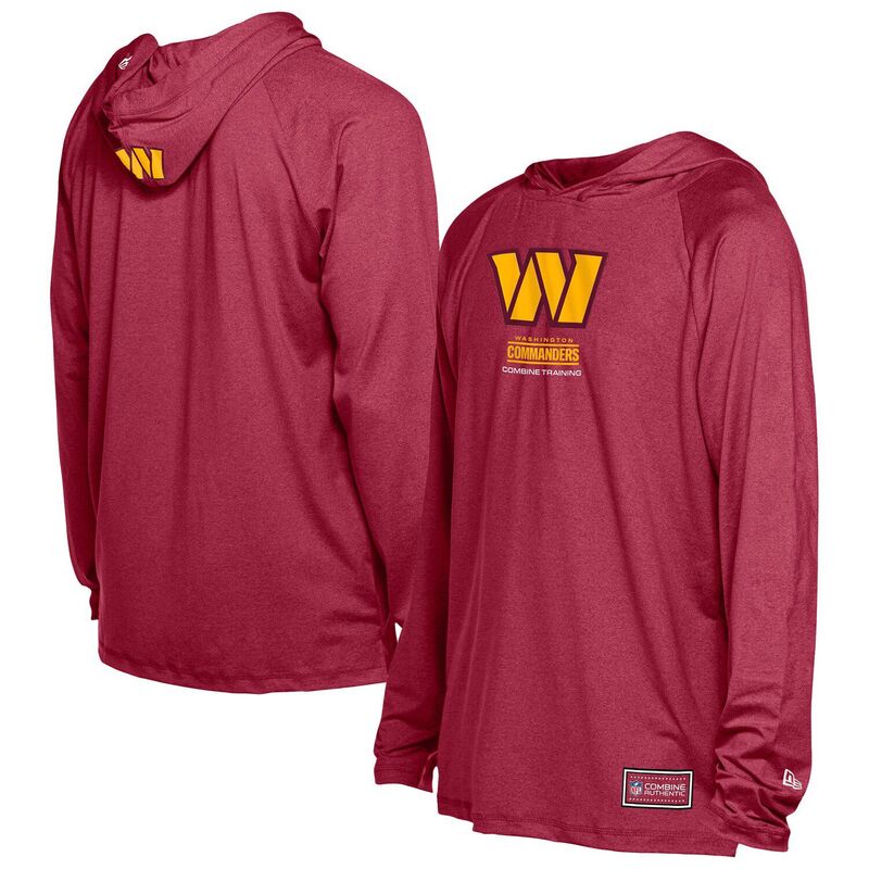 ニュー内鰓 メンズ トップス プルオーバー パーカー Men\u0027s New Era Burgundy Washington Commanders Functional Fandom Hoodie Wft Med Re バーガンディ