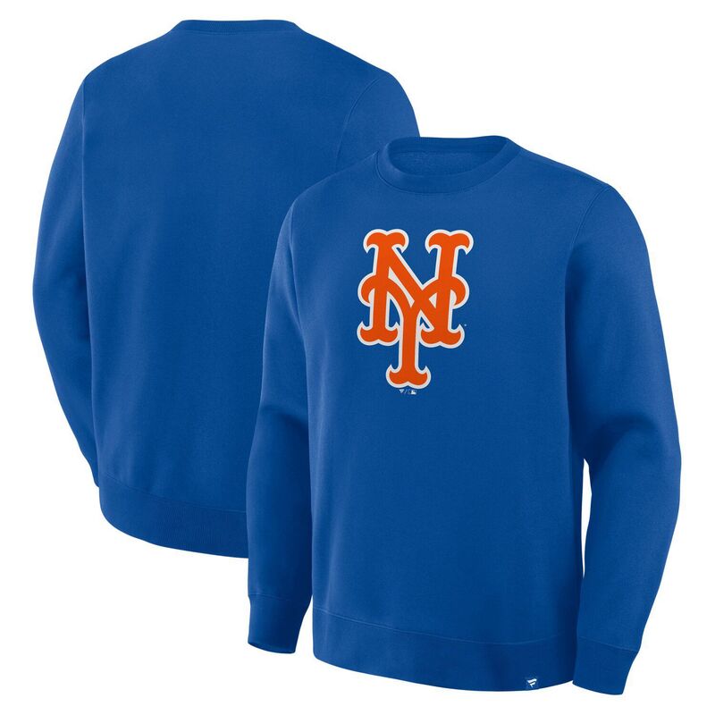ファナティクス メンズ トップス プルオーバー 汗水 ロゴタイプ Men\u0027s Fanatics Royal New York Mets Primary Logo Legacy Sweatshirt Met Blue 青色