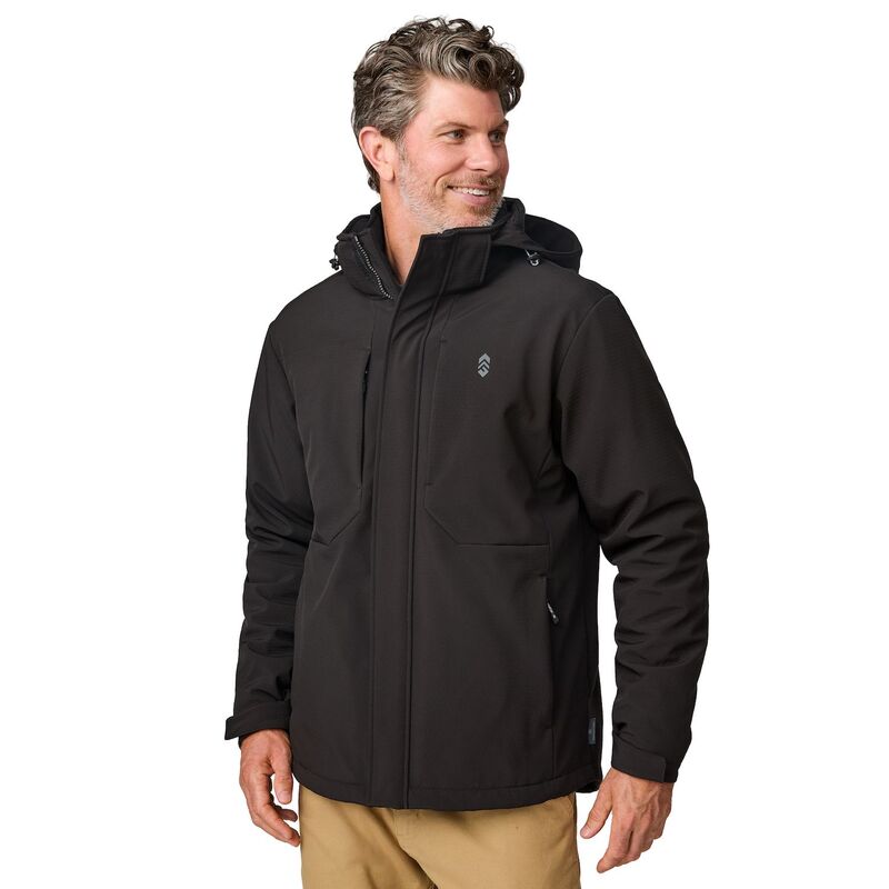 フリー カントリー メンズ アウター ジャケット・ブルゾン Free Country Men's Atalaya III 3-in-1 Systems Jacket Black ブラック