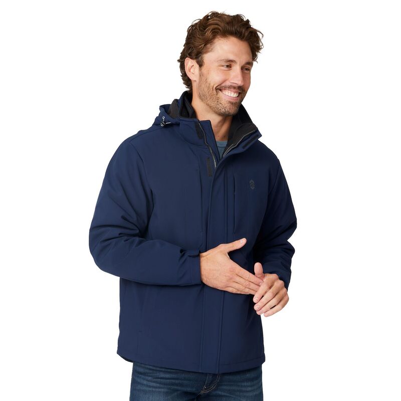 フリー カントリー メンズ アウター ジャケット・ブルゾン Free Country Men's Atalaya III 3-in-1 Systems Jacket Navy ネイビー|ReVida 店