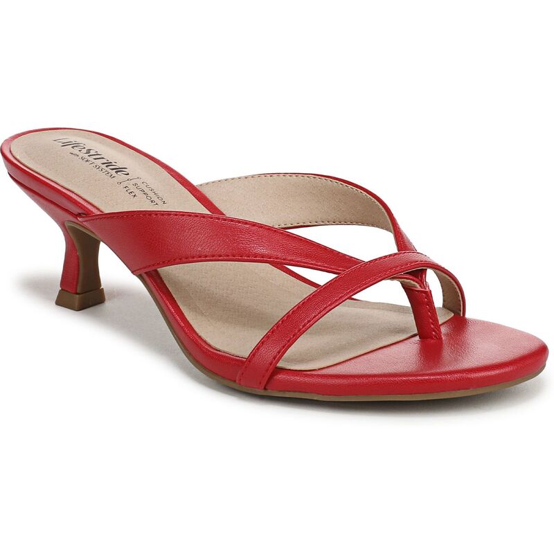 ライフストライド レディース シューズ パンプス サンダル LifeStride Navine Women'sandals Fired レッド