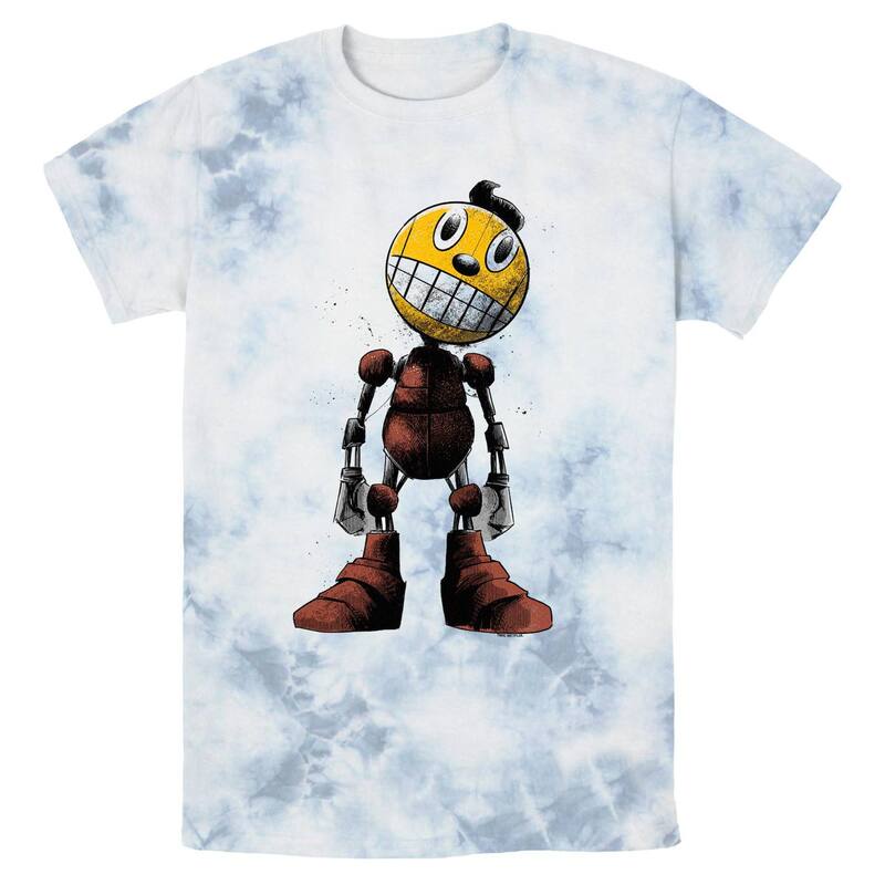 アニメキャラクター メンズ トップス Tシャツ グラフィック Licensed Character Men Thelectric State Kid Cosmo Art Bombard Wash Graphic Tee White Blue ホワイト