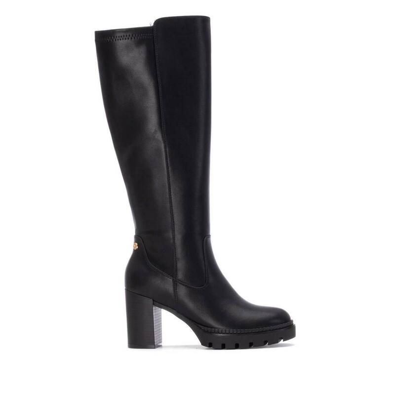 キシタイ レディース シューズ ブーツ・レインブーツ トール XTI Womentretchy Tall Boots 144524 Black ブラック