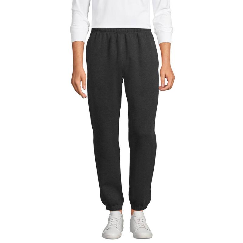 ランズエンド メンズ ボトムス カジュアルパンツ スウェットパンツ Men's Lands' End Seriousweats Drawstring Sweatpants Dark Charcoal Heather チャコール